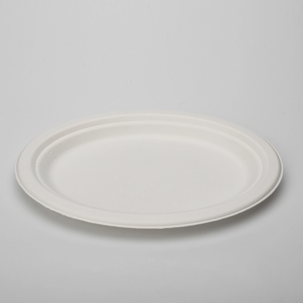 Eco-Friendly Disposable Biodegradable Paper Oval Plates for Food or Fruit